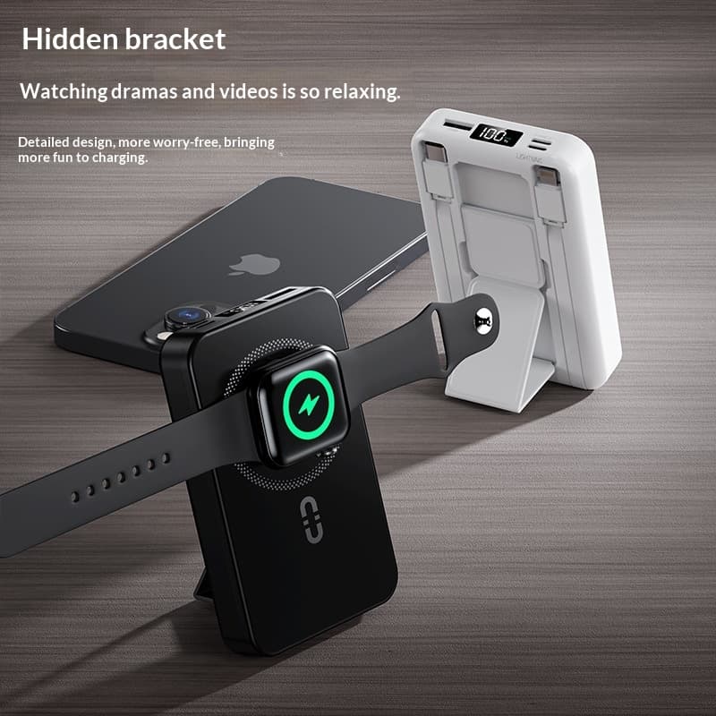 Magnetic Wireless Charger with a Built-in Dual-coil